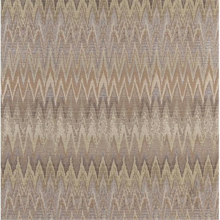 Designer Fabrics Designer Fabrics C480 54 in. Wide Gold; Beige And Platinum; Woven Flame Stitch Upholstery Fabric C480